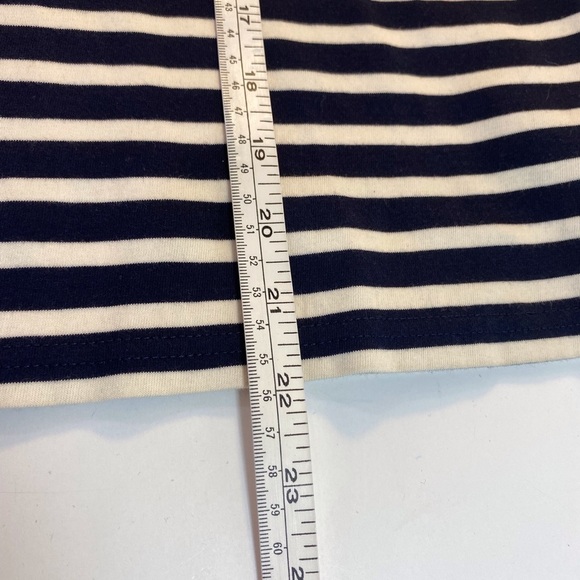J.Crew Relaxed Striped Top Long Puff Sleeve - Picture 7 of 9